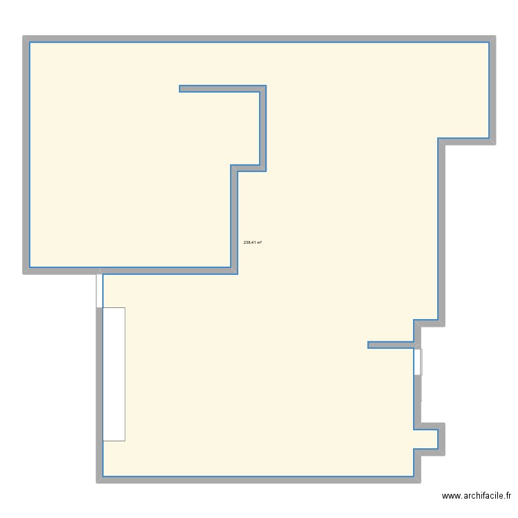 Midi Pile Intérieur . Plan de 1 pièce et 238 m2
