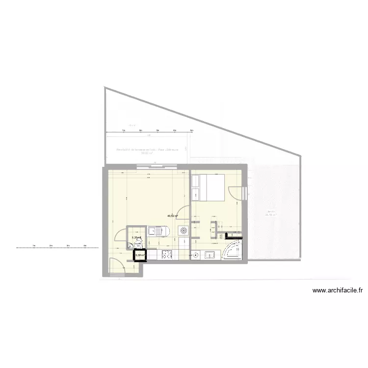 Tellinnes 4. Plan de 3  et 45 m²