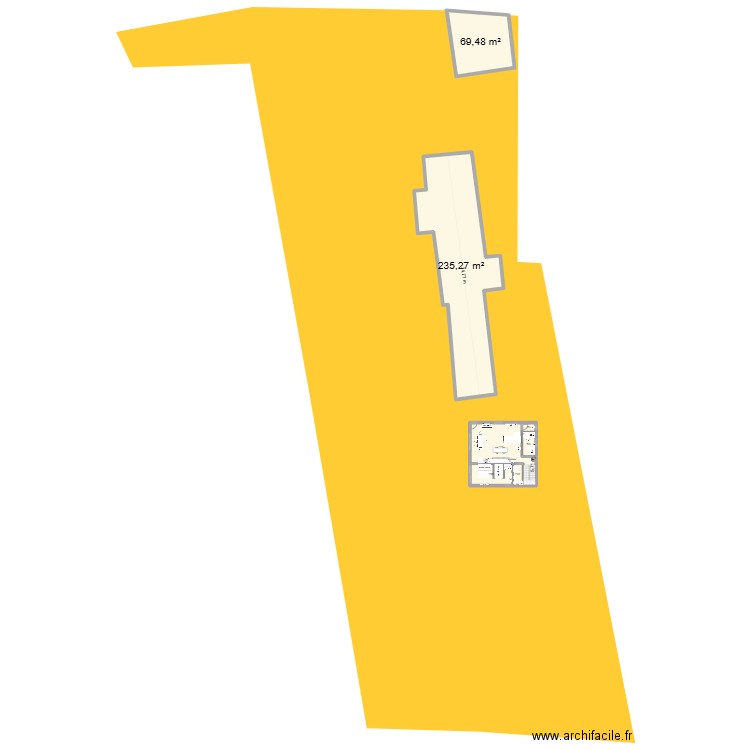 MAISON 2. Plan de 16 pièces et 765 m2