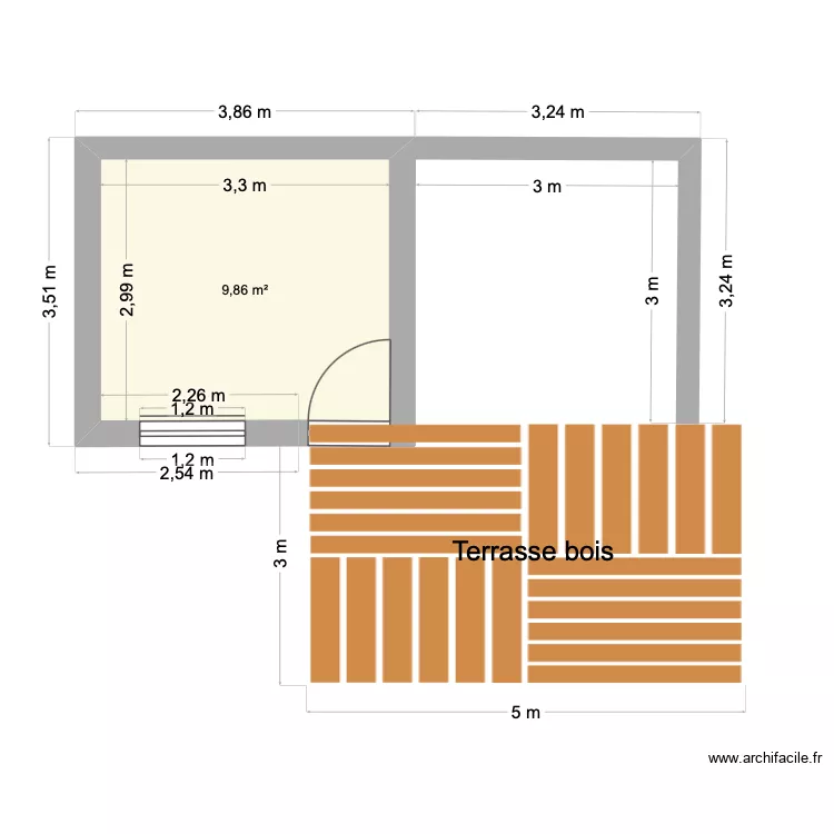 abri de jardin. Plan de 1 et 10 m² abri de jardin. Plan de 1 et 10 m²