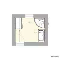 Salle de bain LAUNAY proposition d\'am&eacute;nagement