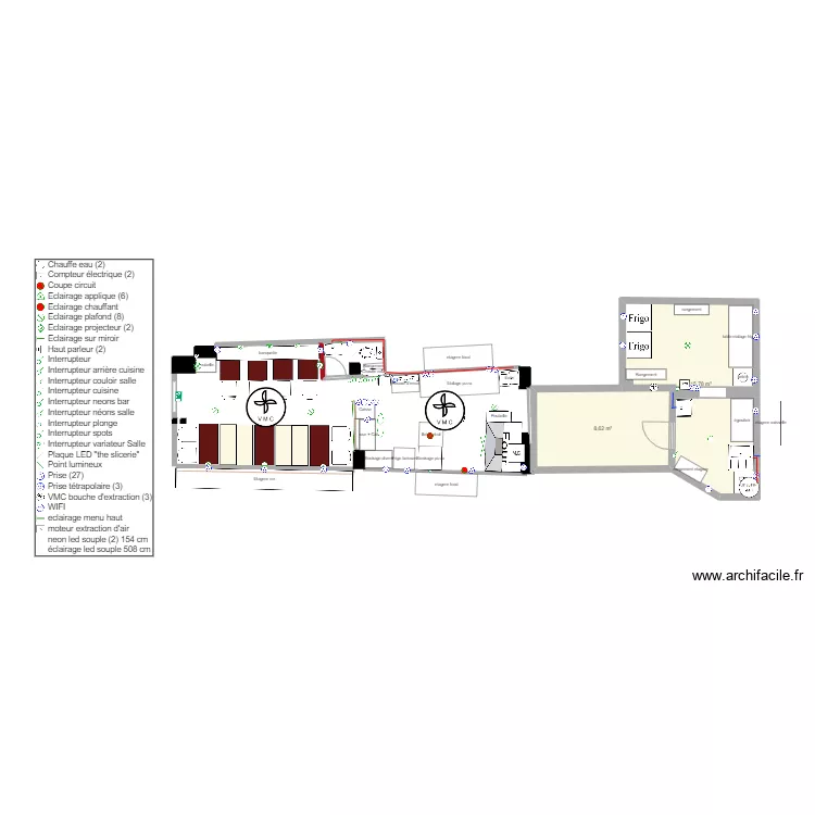 PLAN AUX DIMMENSIONS. Plan de 