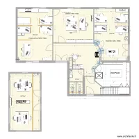 PROJET  5C- BUREAUX/WC/DEGAGEMENTS RDC