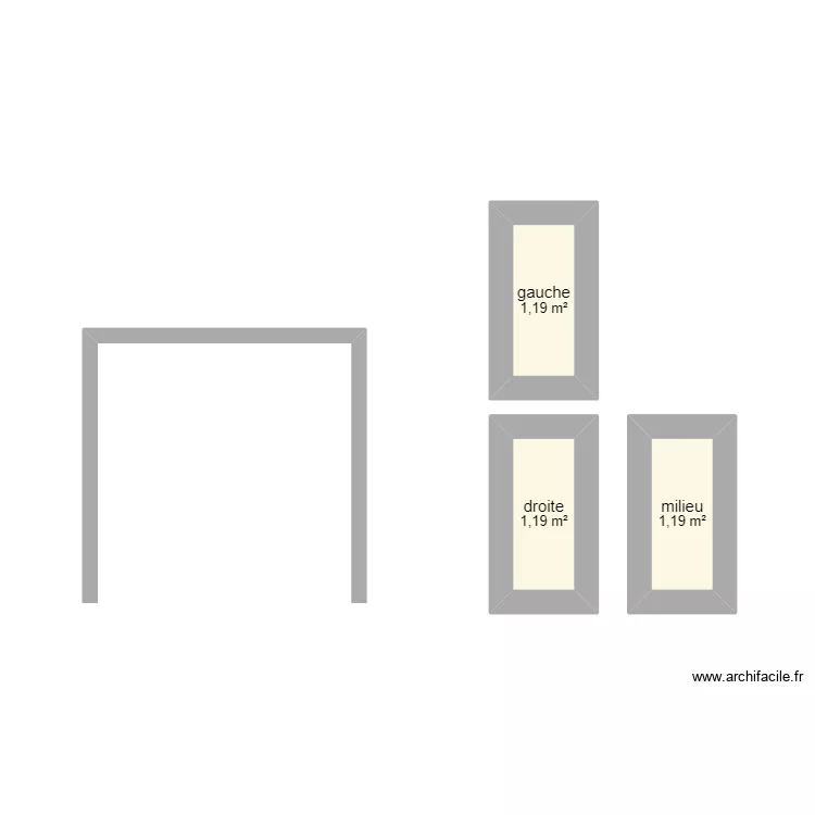 plannnnnnnn. Plan de 3  et 4 m²