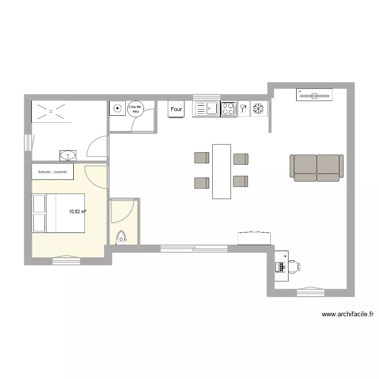 VERSION 3. Plan de 1  et 11 m²