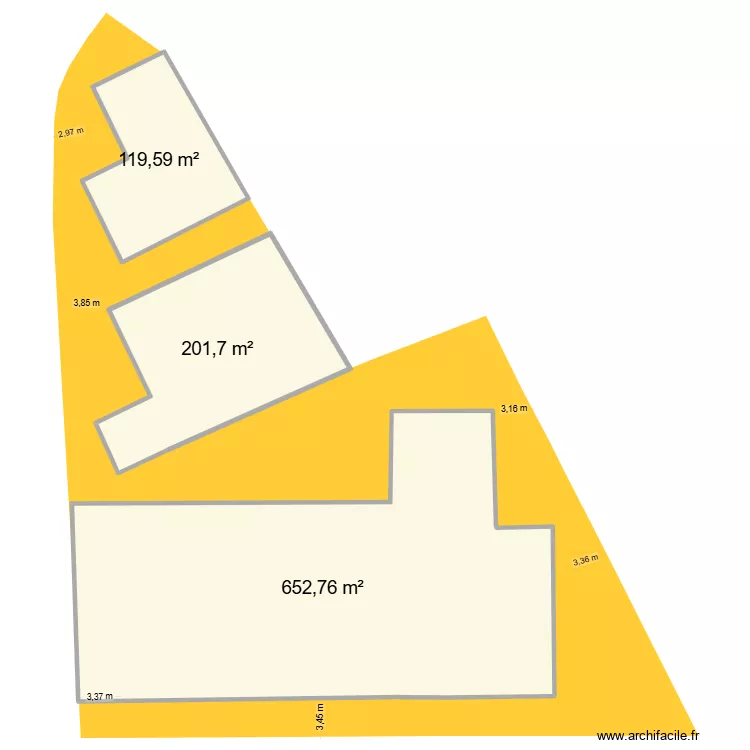 st julien. Plan de 3 et 974 m² st julien. Plan de 3 et 974 m²