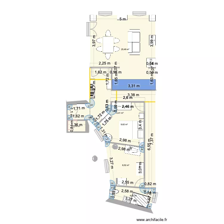 Cassini 2. Plan de 6 et 65 m² Cassini 2. Plan de 6 et 65 m²