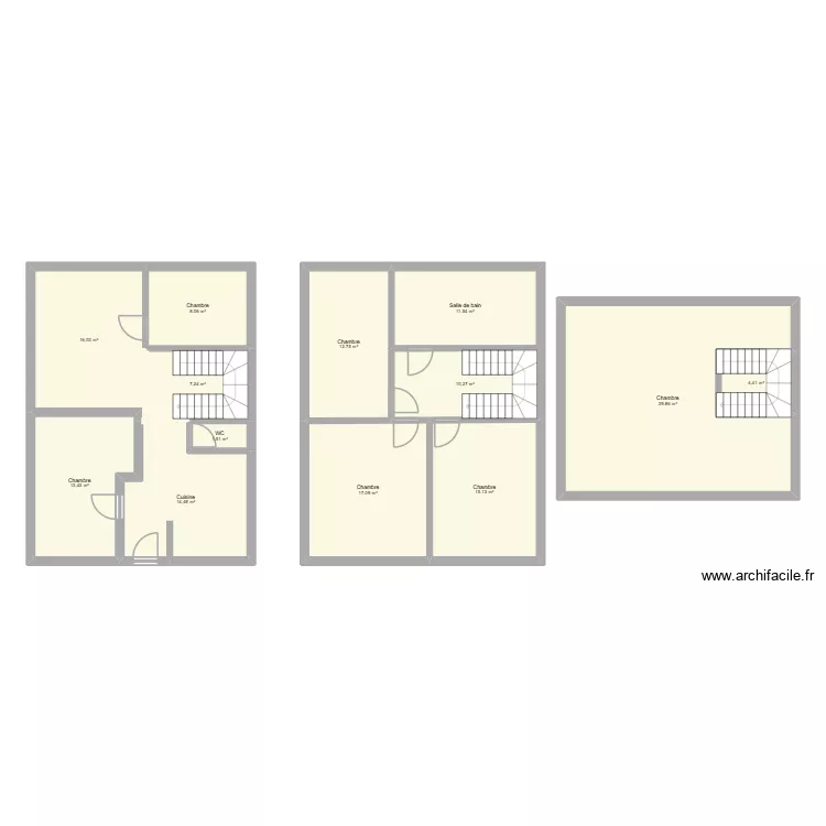 AMADOU KA. Plan de 13 et 172 m² AMADOU KA. Plan de 13 et 172 m²
