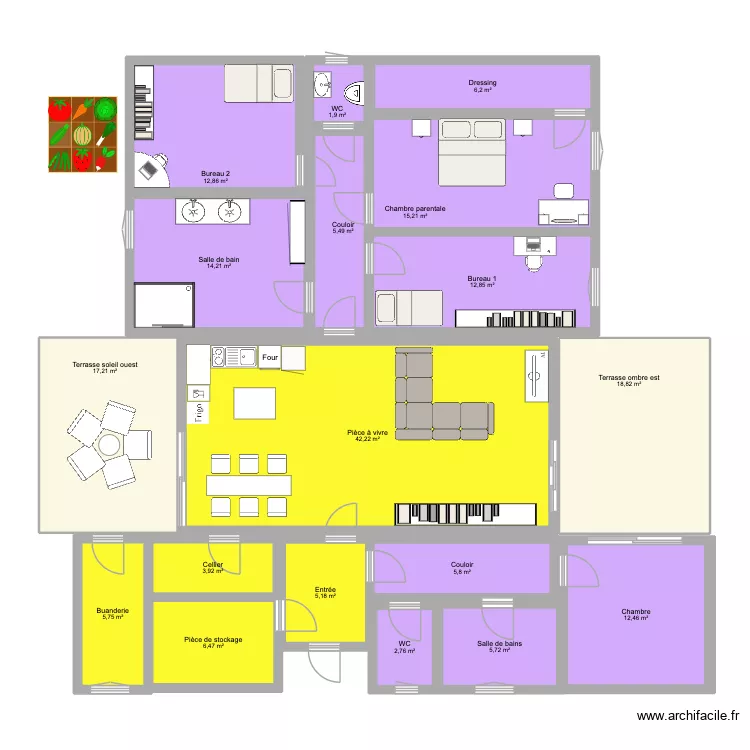 Home. Plan de 18 et 195 m² Home. Plan de 18 et 195 m²