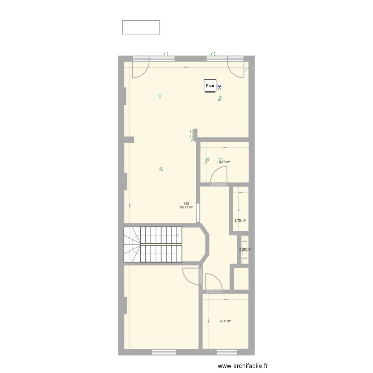 Appartement A-S Aurélien. Plan de 5 pièces et 97 m2