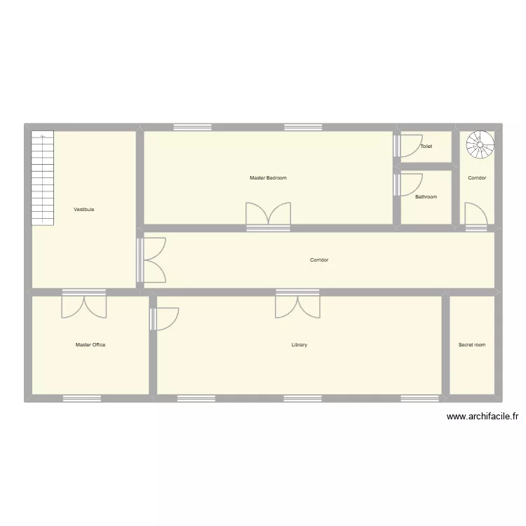 Herbert north house 2nd floor. Plan de 9 pièces et 146 m²