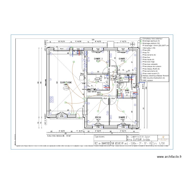 CARPENTIER. Plan de 0 pièce et 0 m2