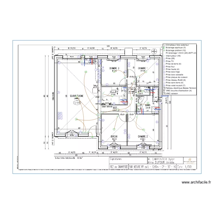 CARPENTIER. Plan de 