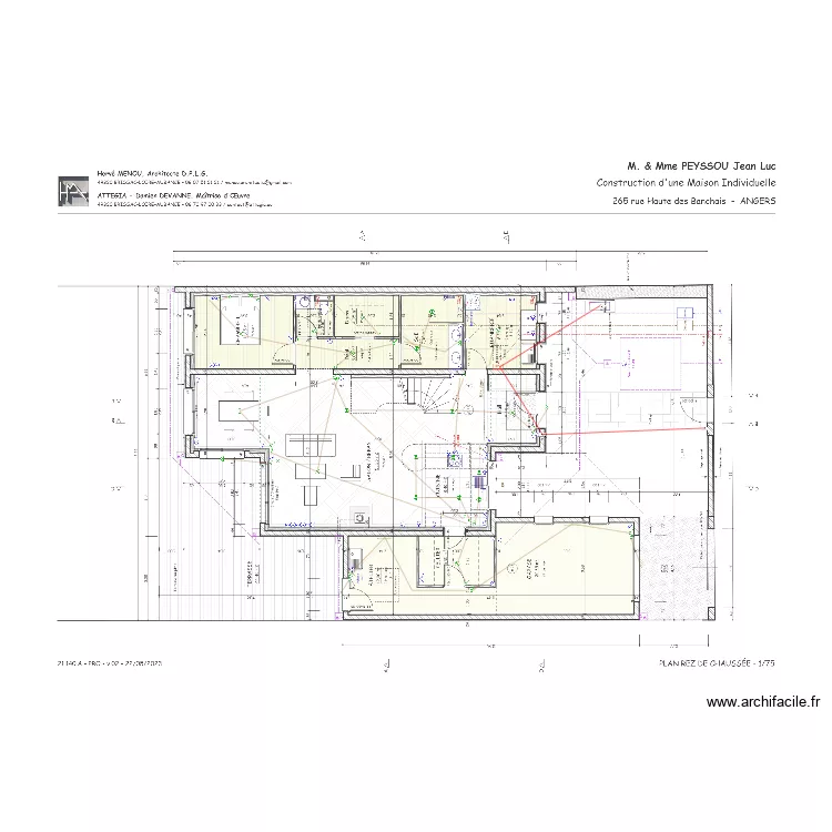 Peyssou. Plan de 