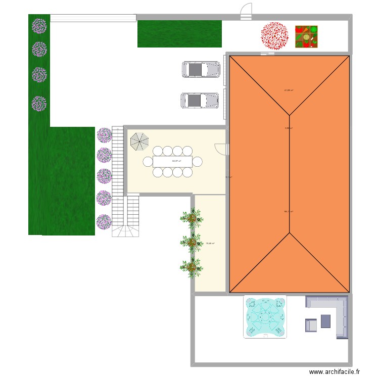 maison 2223231. Plan de 6 pièces et 186 m2