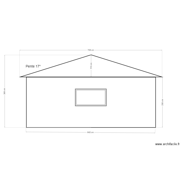 vue coté. Plan de 0 pièce et 0 m2