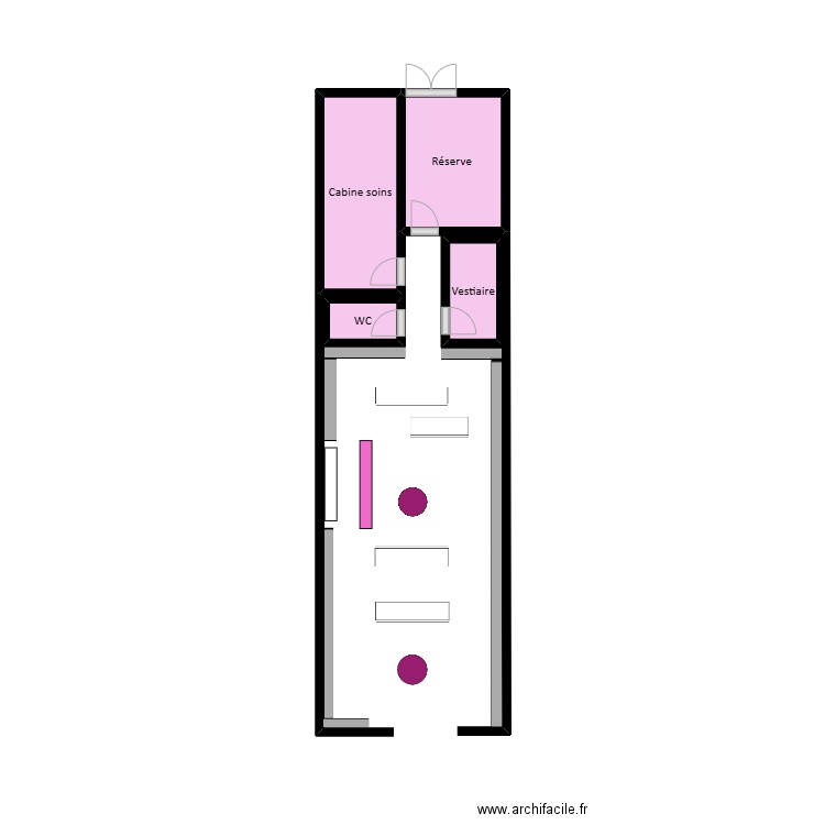 Plan Nocibé . Plan de 0 pièce et 0 m2