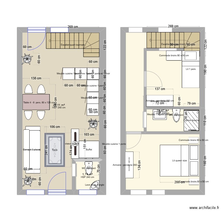 Plan Biw. Plan de 0 pièce et 0 m2