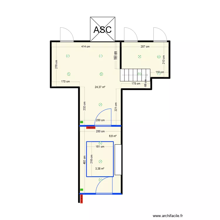 Hall BAC C-27. Plan de 