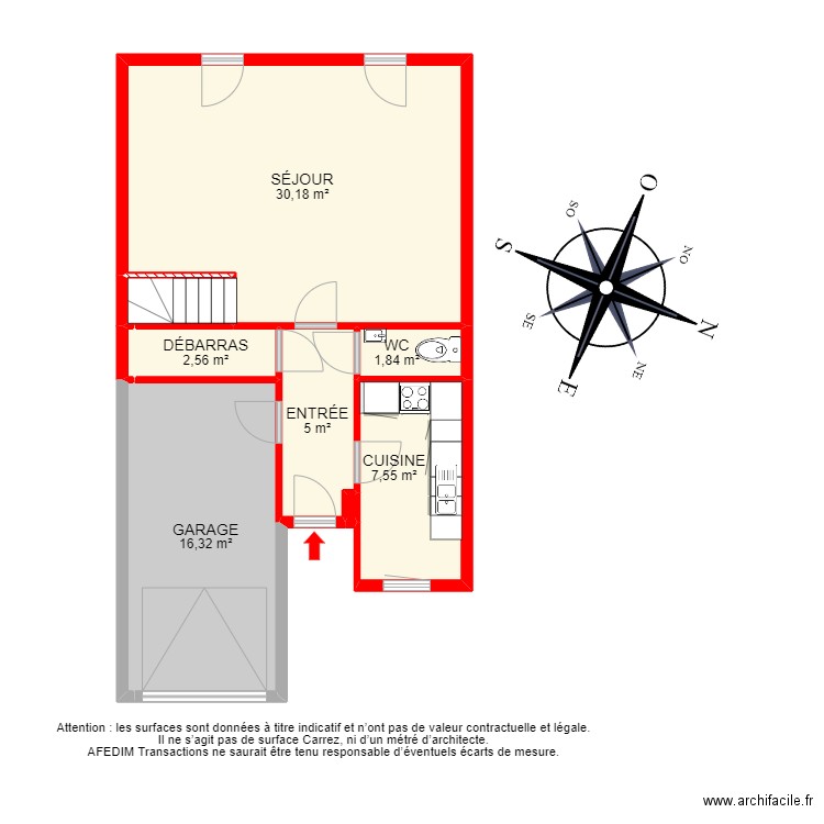 BI 16910 - . Plan de 20 pièces et 155 m2