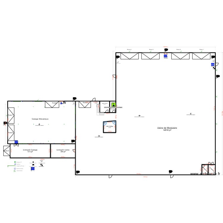 1890 St-Dominique 2. Plan de 0 pièce et 0 m2