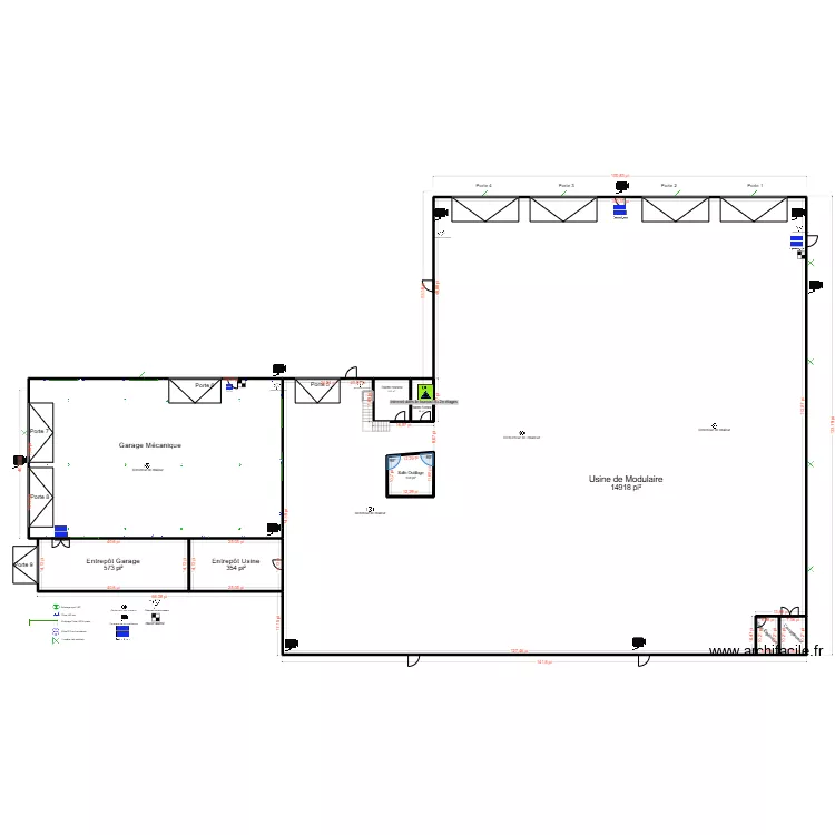 1890 St-Dominique 2. Plan de 
