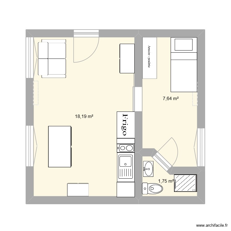 appart3RDF(2). Plan de 0 pièce et 0 m2 appart3RDF(2). Plan de 0 pièce et 0 m2