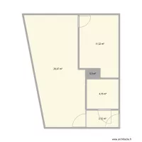 joinville jardin 113m&sup2; - plan actuel