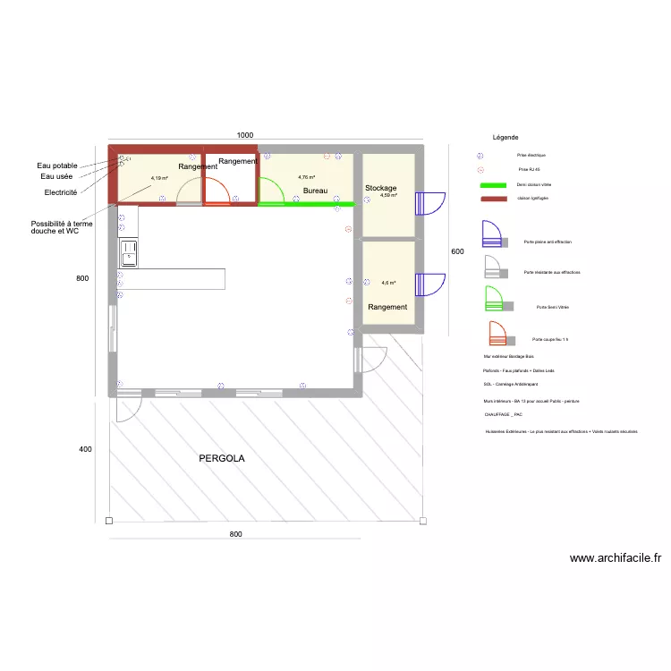 espace jeunesse et famille. Plan de 