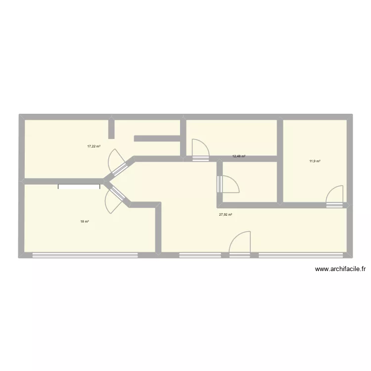 instant douceur. Plan de 5  et 88 m²