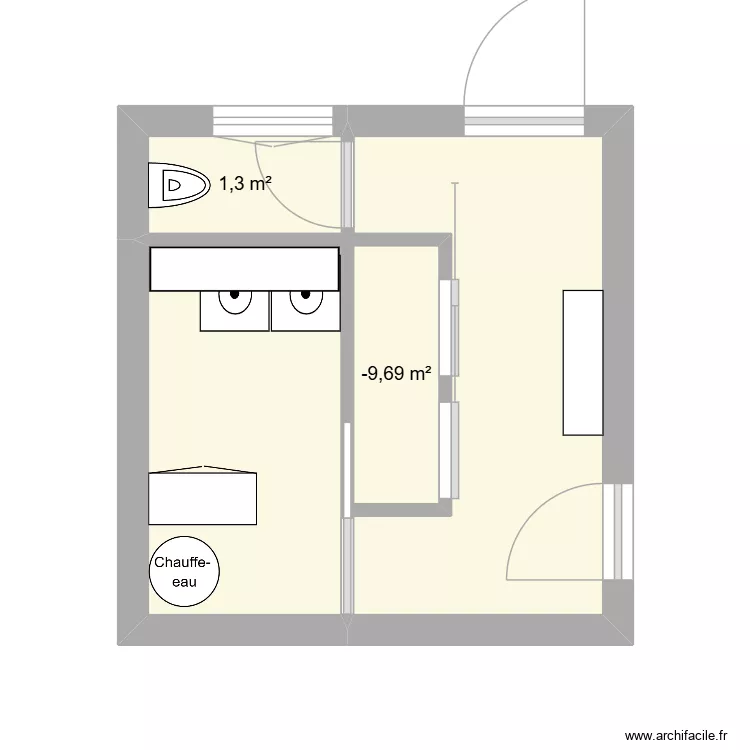 entree_cortrat. Plan de 2 et 3 m² entree_cortrat. Plan de 2 et 3 m²