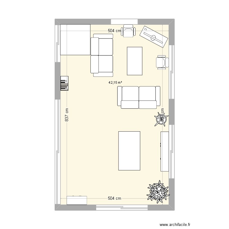 séjour. Plan de 0 pièce et 0 m2
