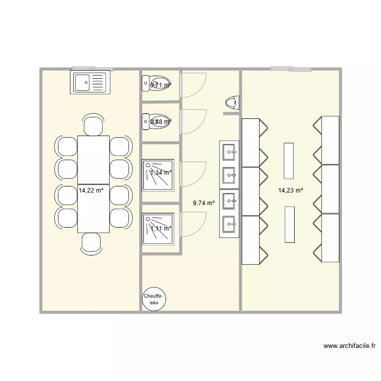KILOUTOU CHANTIER RUMILLY - 74150. Plan de 