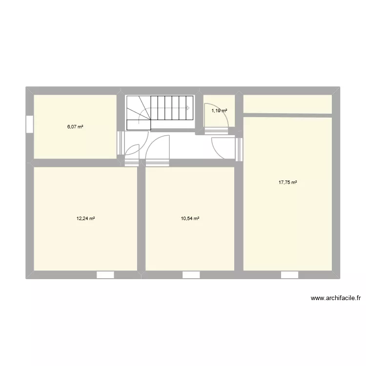 étage. Plan de 5 et 48 m² étage. Plan de 5 et 48 m²