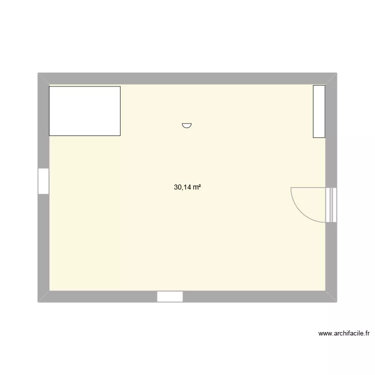 salle de bain baignoire. Plan de 1 pièce et 30 m² salle de bain baignoire. Plan de 1 pièce et 30 m²