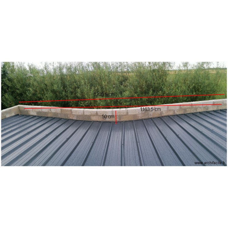 mur longueur. Plan de 0 pièce et 0 m2