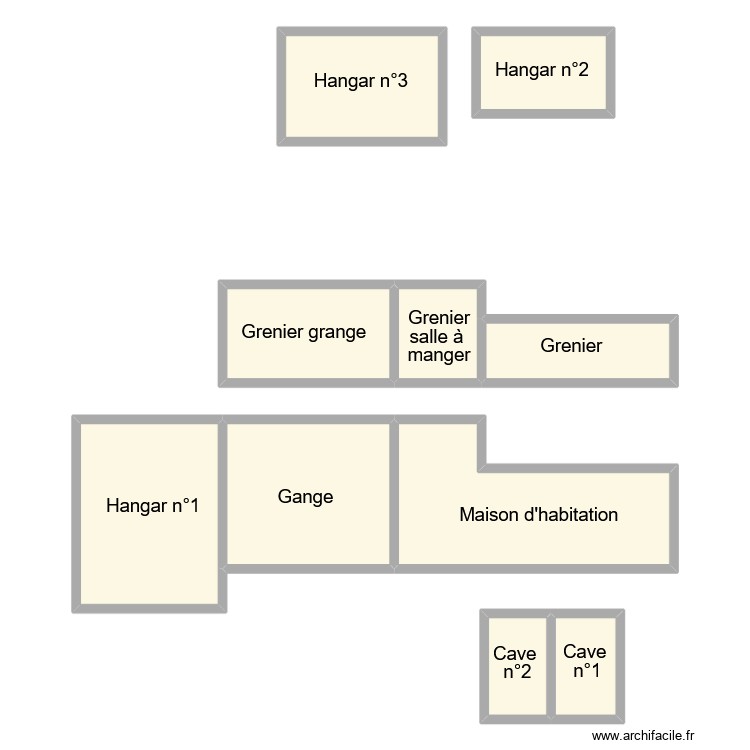 berthias dependan ce. Plan de 0 pièce et 0 m2