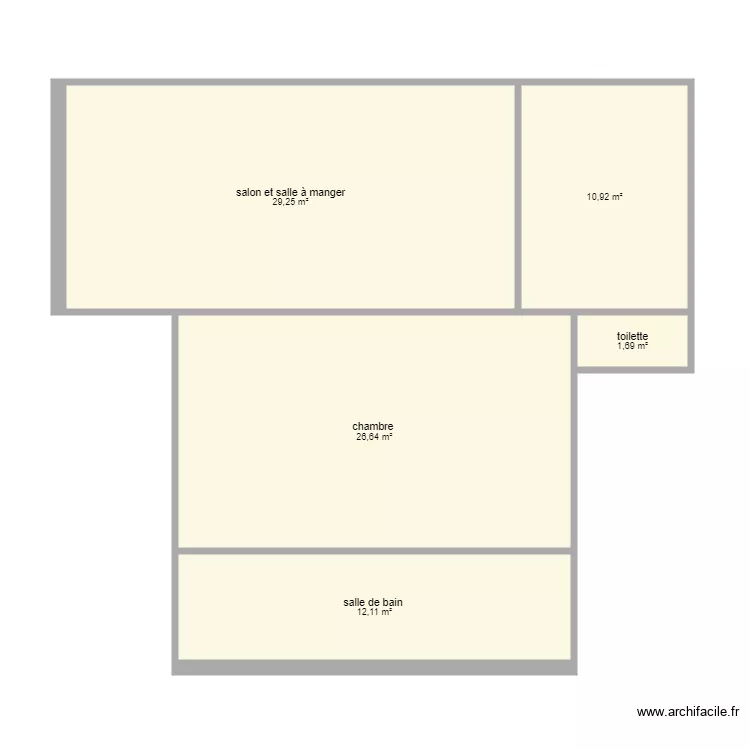 appartemnt . Plan de 