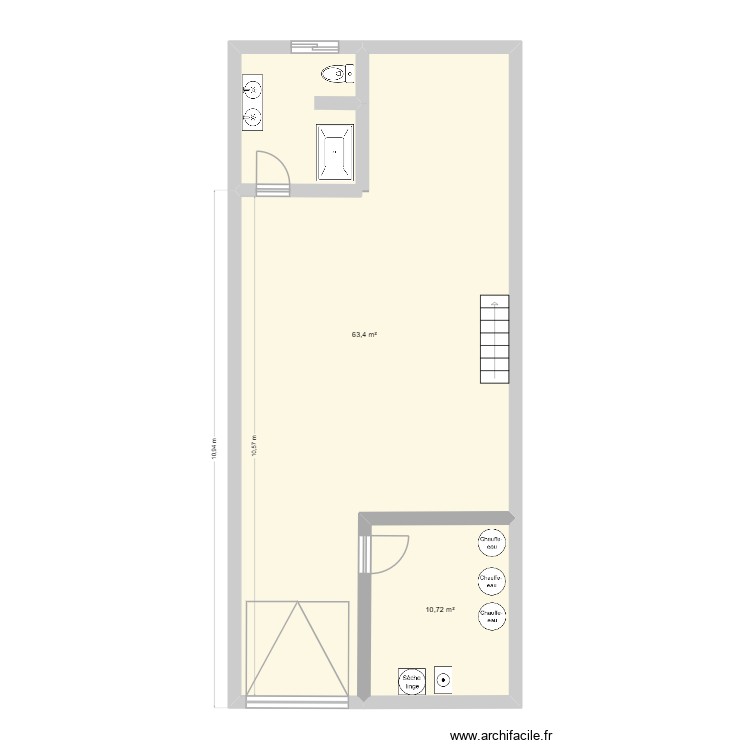 Sous-Sol Adam. Plan de 0 pièce et 0 m2