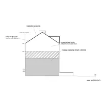 plan de fa&ccedil;ade ouest initial