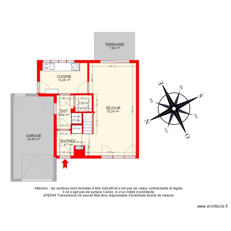 BI 21161 -. Plan de 12 pièces et 85 m2
