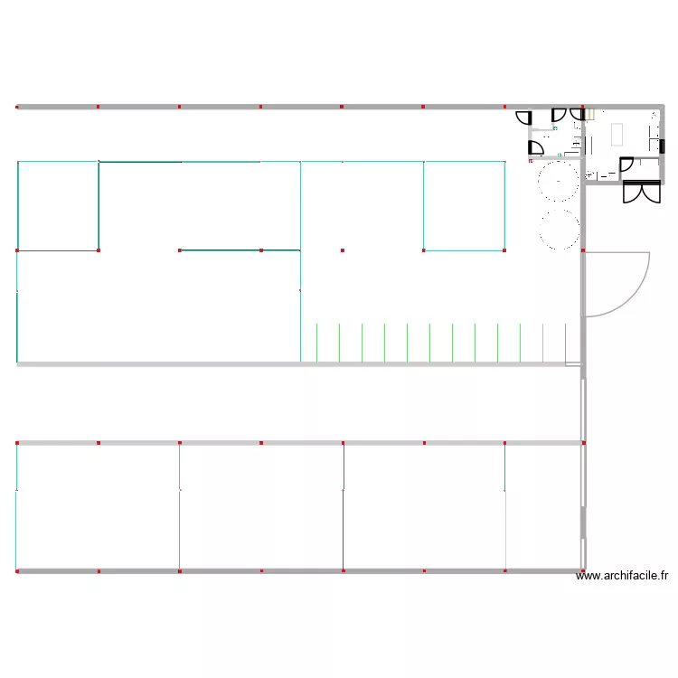 Batiment Ardenn\'Gus. Plan de 