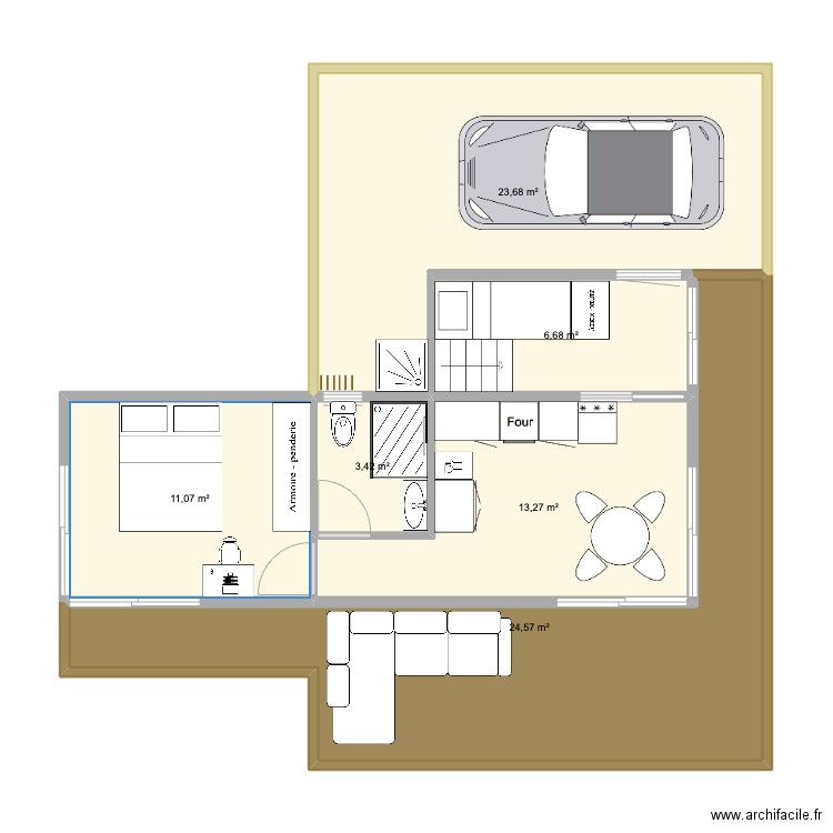 Casita with a bunk room. Plan de 0 pièce et 0 m2