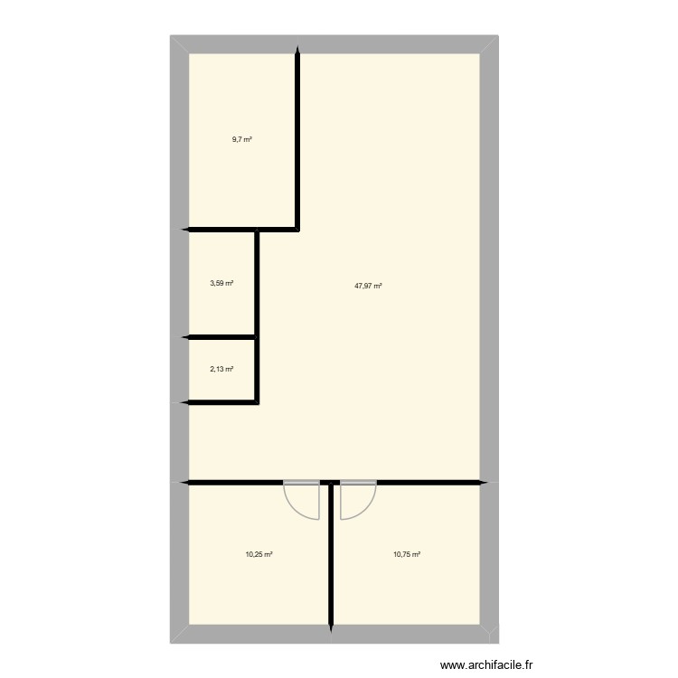 maison. Plan de 0 pièce et 0 m2