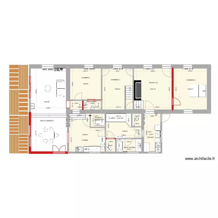 Les Hogues - Plan C. Plan de 