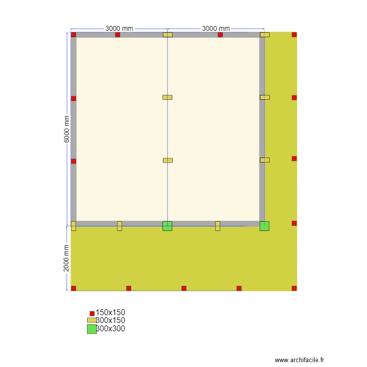 Сваи Мурманск. Plan de 2 pièces et 50 m2