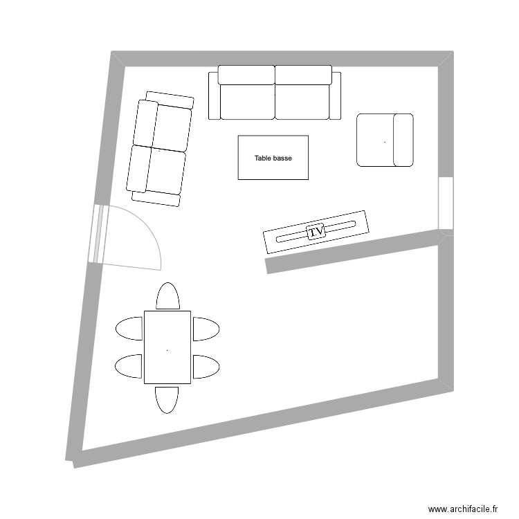 Salon. Plan de 0 pièce et 0 m2