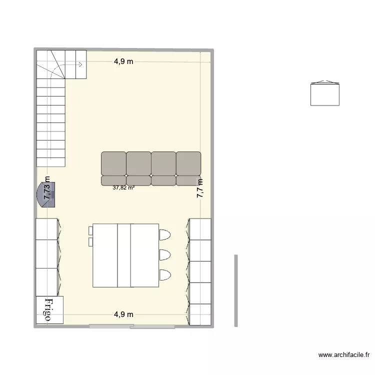 Grange VPRED. Plan de 7 Pièces et 74 m² Grange VPRED. Plan de 7 Pièces et 74 m²