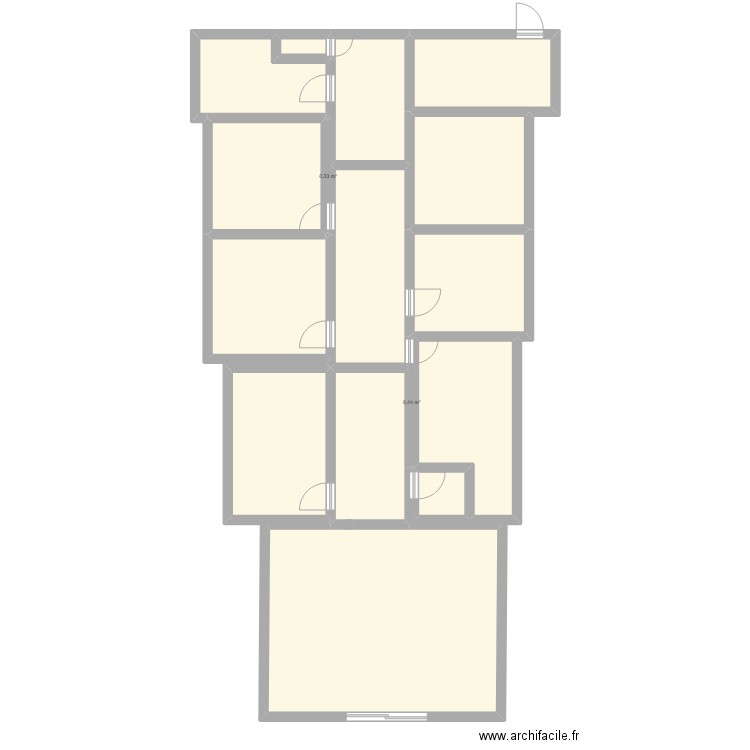 MAGASIN . Plan de 0 pièce et 0 m2