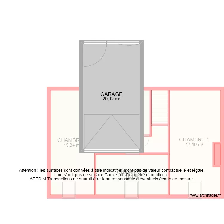BI 31011. Plan de 19 pièces et 162 m²